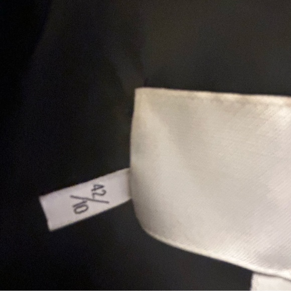 cacharel Holt Renfrew leather ruffle puff shoulder jacket - Picture 9 of 13